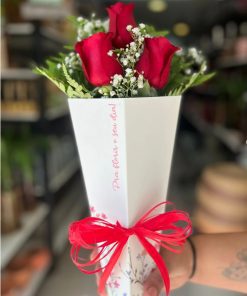 Toque de Rosas Vermelho